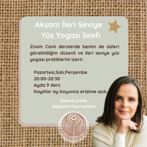 20:00 Yüz Yogası İleri Seviye Sınıfı